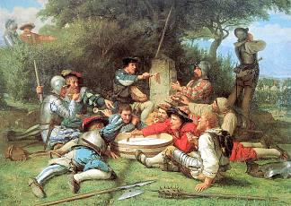 卡佩勒牛奶汤 The Kappeler milk soup (1869)，阿尔布雷希特·安克尔
