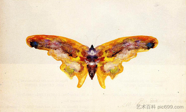 蝴蝶 Butterfly，阿尔伯特·比尔施塔特