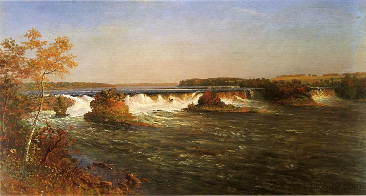 圣安东尼瀑布 Falls of Saint Anthony (1887),阿尔伯特·比尔施塔特
