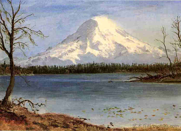 落基山脉的湖泊 Lake in the Rockies,阿尔伯特·比尔施塔特