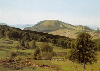 景观。希尔和戴尔 Landscape. Hill and Dale，阿尔伯特·比尔施塔特