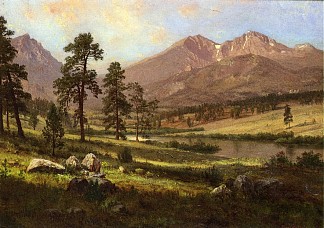 科罗拉多州埃斯蒂斯公园的朗峰 Long’s Peak, Estes Park, Colorado，阿尔伯特·比尔施塔特