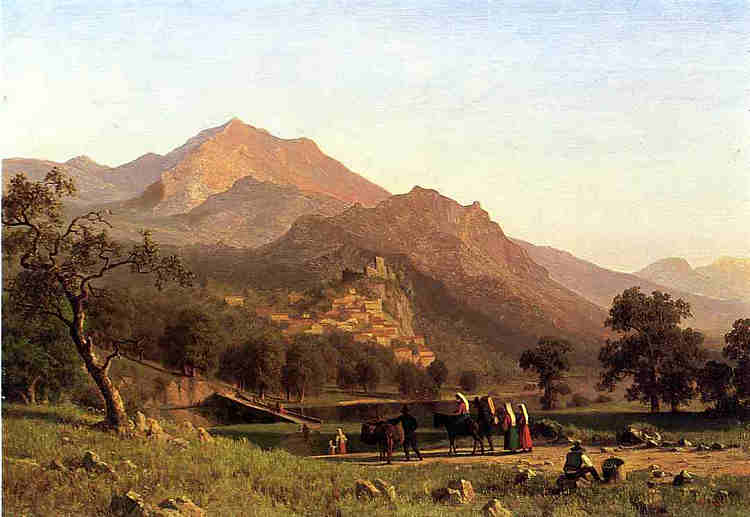 罗卡德塞卡 Rocca de Secca (1858),阿尔伯特·比尔施塔特