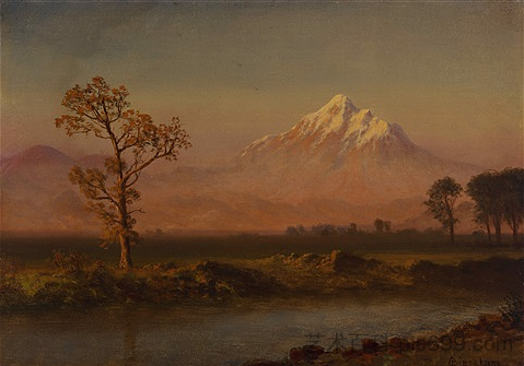 胡德山 Mount Hood (c.1889),阿尔伯特·比尔施塔特