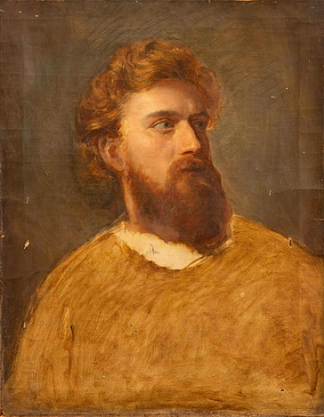 一个大胡子男人的肖像 Portrait of a Bearded Man，阿尔伯特·比尔施塔特