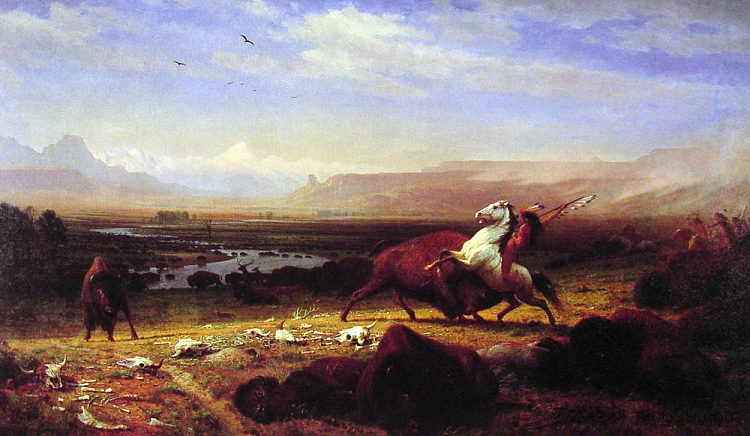 最后的水牛 The Last of the Buffalo (1888),阿尔伯特·比尔施塔特