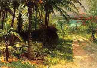 热带景观 Tropical Landscape，阿尔伯特·比尔施塔特