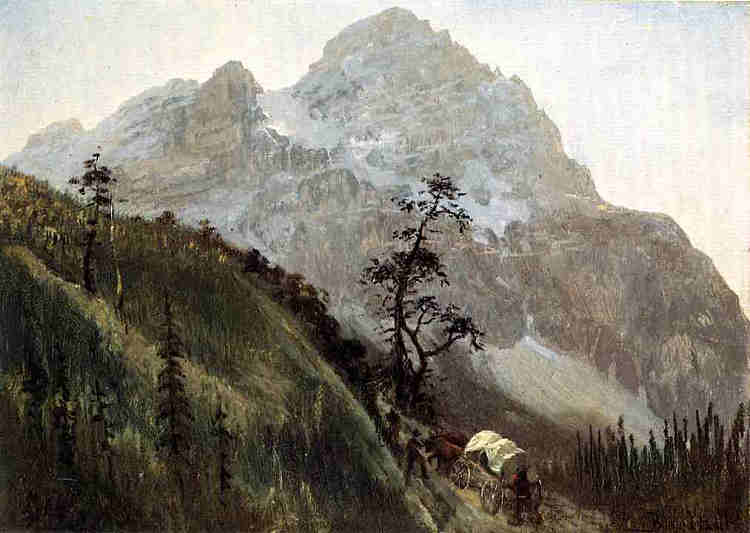 西部步道,落基山脉 Western Trail, The Rockies,阿尔伯特·比尔施塔特
