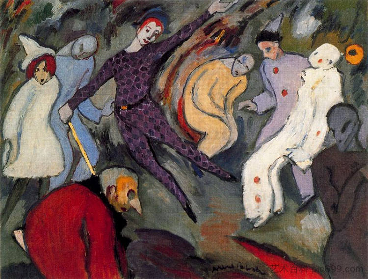 丑角 Harlequinade (1911; Germany  )，阿尔博特·布洛奇