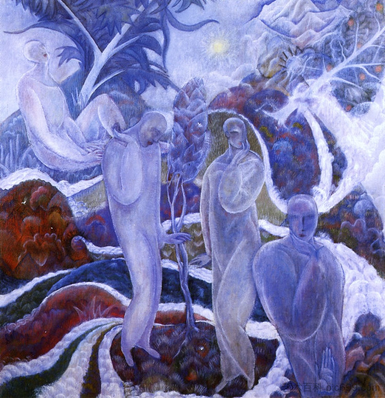 夏夜 Summer Night (1913; Germany  )，阿尔博特·布洛奇