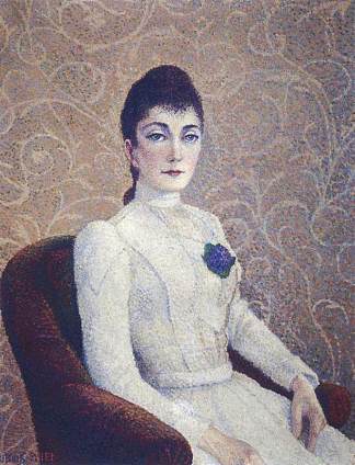 白衣女人 Woman in White (c.1886)，艾伯特杜布瓦皮雷