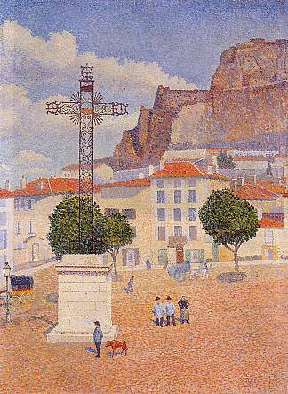 勒皮。阳光广场 Le Puy. The Sunny Plaza (1890)，艾伯特杜布瓦皮雷