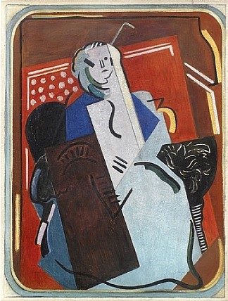 椅子上的女人 Femme au Fauteuil (1923)，阿尔伯特·格瑞兹