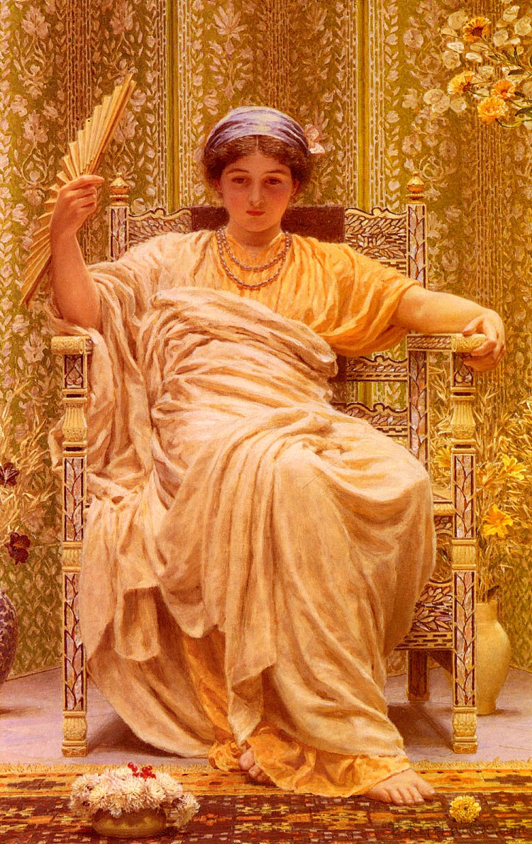 遐想 A Reverie (1892; United Kingdom ),阿尔伯特·约瑟夫·摩尔