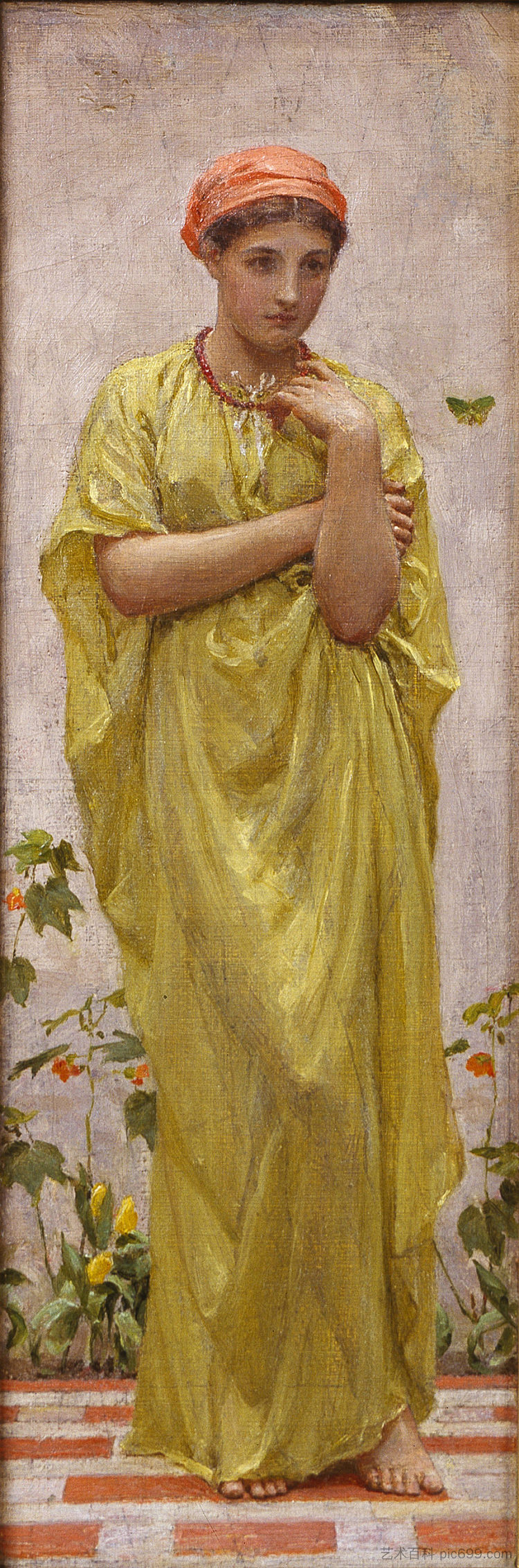 黄色研究 A Study in Yellow (c.1880; United Kingdom ),阿尔伯特·约瑟夫·摩尔
