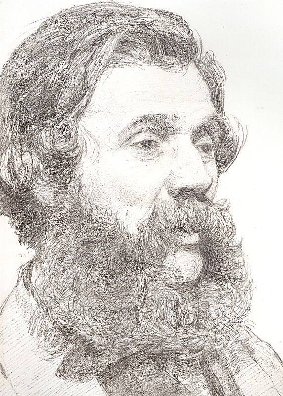 威廉·摩尔的肖像 Portrait of William Moore (1858; United Kingdom  )，阿尔伯特·约瑟夫·摩尔