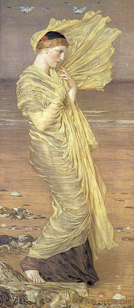海鸥 Seagulls (c.1871; United Kingdom ),阿尔伯特·约瑟夫·摩尔