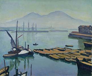 那不勒斯湾 Bay of Naples (1908)，阿尔贝·马尔凯