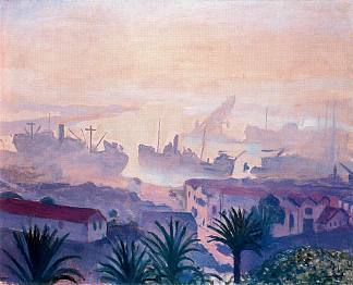 阿尔及尔港与雾霾 The Port of Algiers with Haze (1943)，阿尔贝·马尔凯