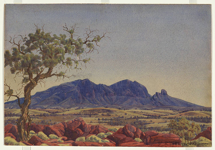 松德山，麦克唐纳山脉 Mount Sonder, MacDonnell Ranges (1945 - 1953)，阿尔伯特·纳马吉拉