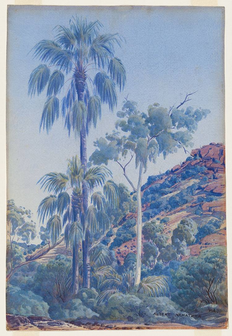 棕榈谷 Palm Valley (c.1956)，阿尔伯特·纳马吉拉