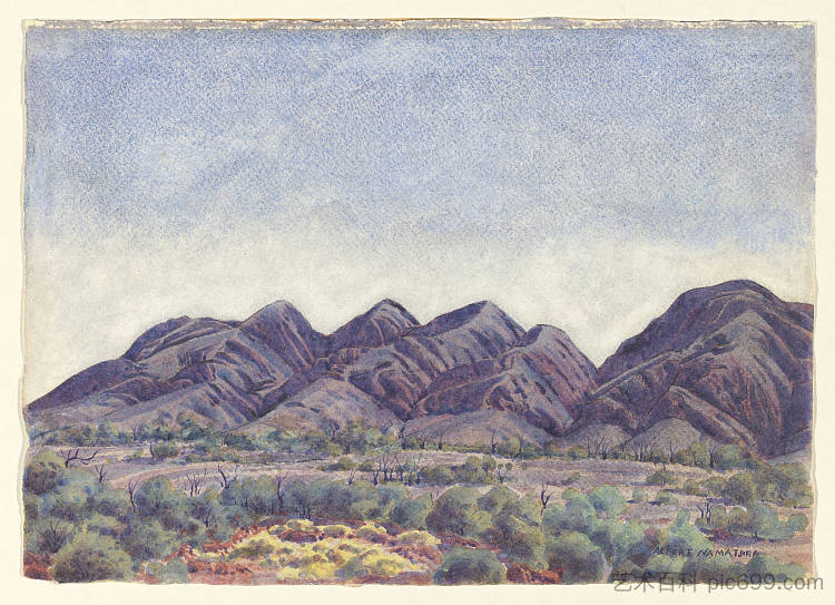 詹姆斯山脉的日出 Sunrise on the James Range (1944)，阿尔伯特·纳马吉拉