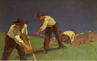 山地割草机 Die Bergmäher (1907)，阿尔宾·艾格·利恩茨