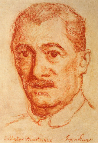 自画像 Self-portrait (1926)，阿尔宾·艾格·利恩茨