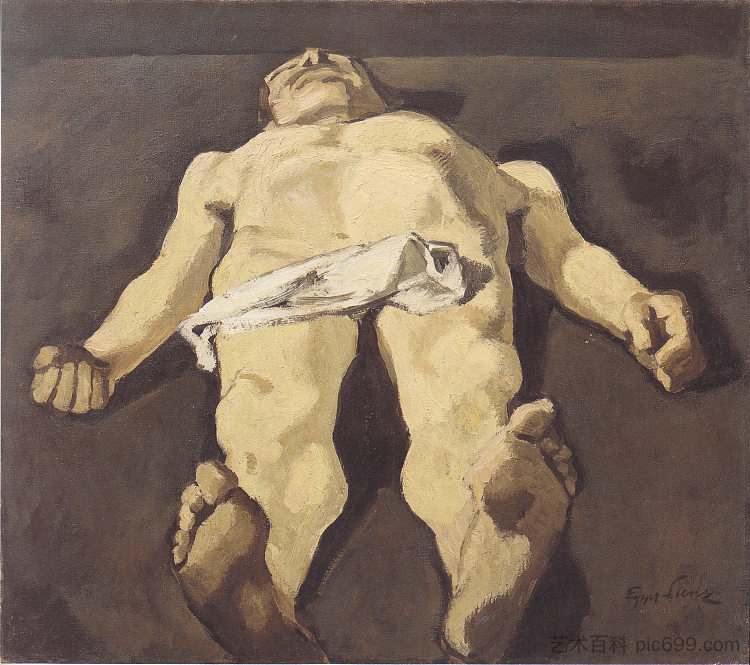 死去的基督 Der Tote Christus (1926),阿尔宾·艾格·利恩茨