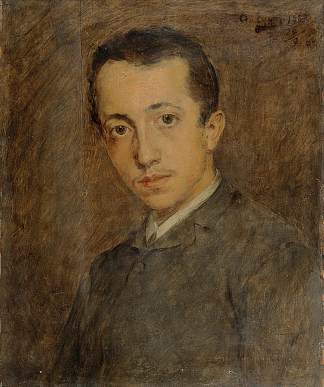 艺术家的兄弟爱德华·艾格 the Brother of the Artist, Eduard Egger (1888)，阿尔宾·艾格·利恩茨