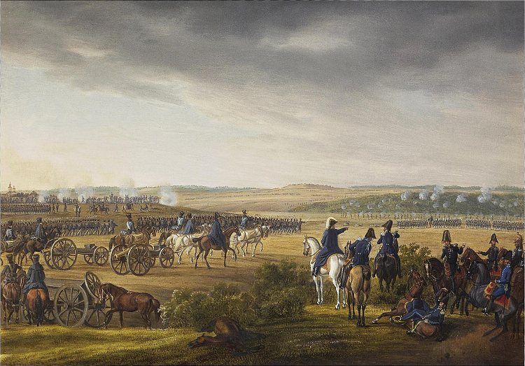 莫斯科战役 1812年9月7日 Battle for Moscow 7 September 1812 (1825)，阿尔布雷希特·亚当