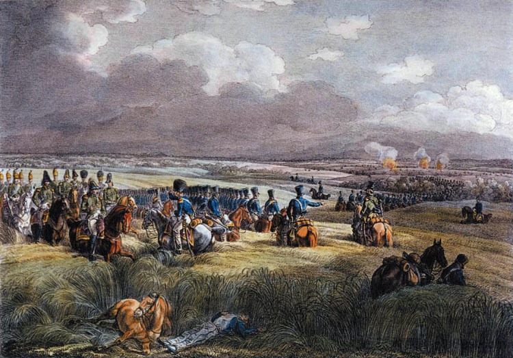 别尚科维奇。小镇附近 1812 Biešankovičy. Near the Town 1812,阿尔布雷希特·亚当