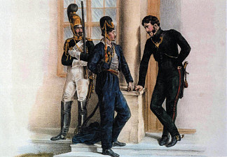 卡米恩），帕卡什庄园。俘虏军官 Kamień), Pakaš Manor. Captive Officer (1812)，阿尔布雷希特·亚当