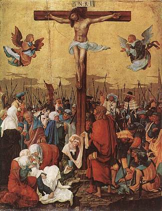十字架上的基督 Christ on the Cross (c.1520)，阿尔布雷希·阿尔特多费尔