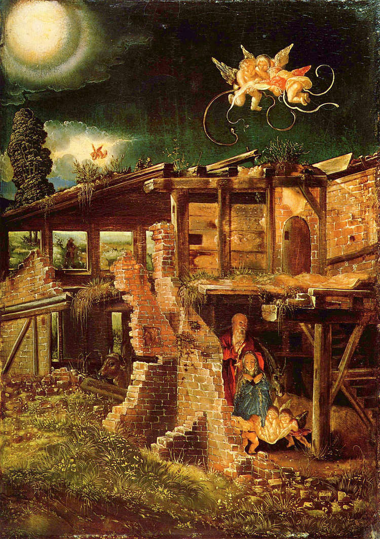 圣夜(耶稣诞生) Holy Night (Nativity) (1511),阿尔布雷希·阿尔特多费尔