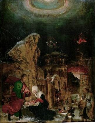 诞生 Nativity (1520 – 1525)，阿尔布雷希·阿尔特多费尔