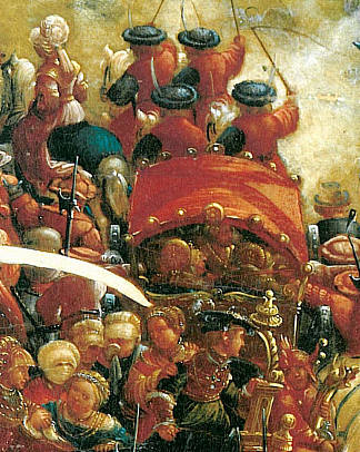 伊苏斯之战（片段） The battle of Issus(fragment) (1529)，阿尔布雷希·阿尔特多费尔