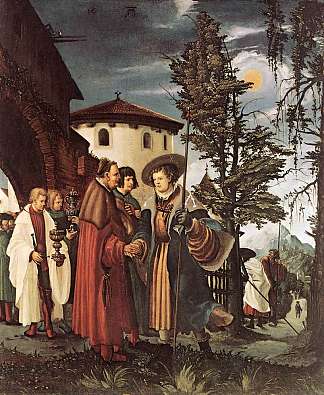 圣弗洛兰的离开 The Departure of Saint Florain (c.1530)，阿尔布雷希·阿尔特多费尔
