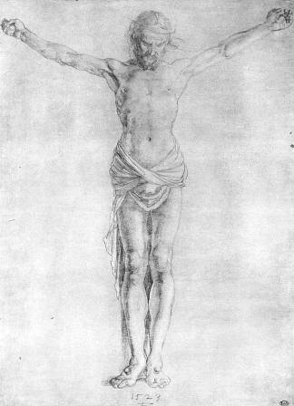 十字架上的基督 Christ on the Cross (1523)，阿尔布雷希特·丢勒