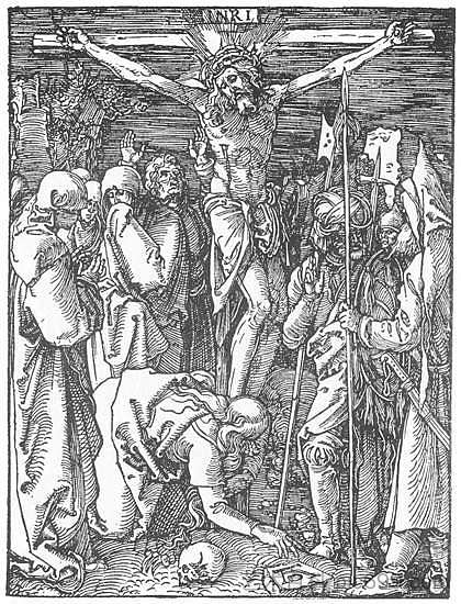 十字架上的基督 Christ on the Cross (1511)，阿尔布雷希特·丢勒