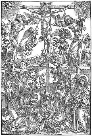 受难 Crucifixion (1495 – 1498)，阿尔布雷希特·丢勒