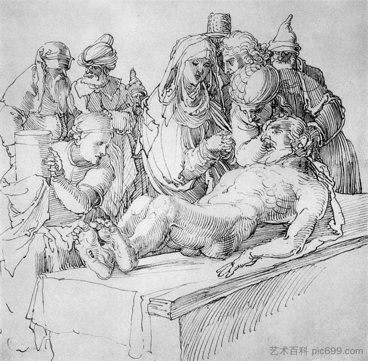 埋葬 Entombment (1515 - 1516)，阿尔布雷希特·丢勒