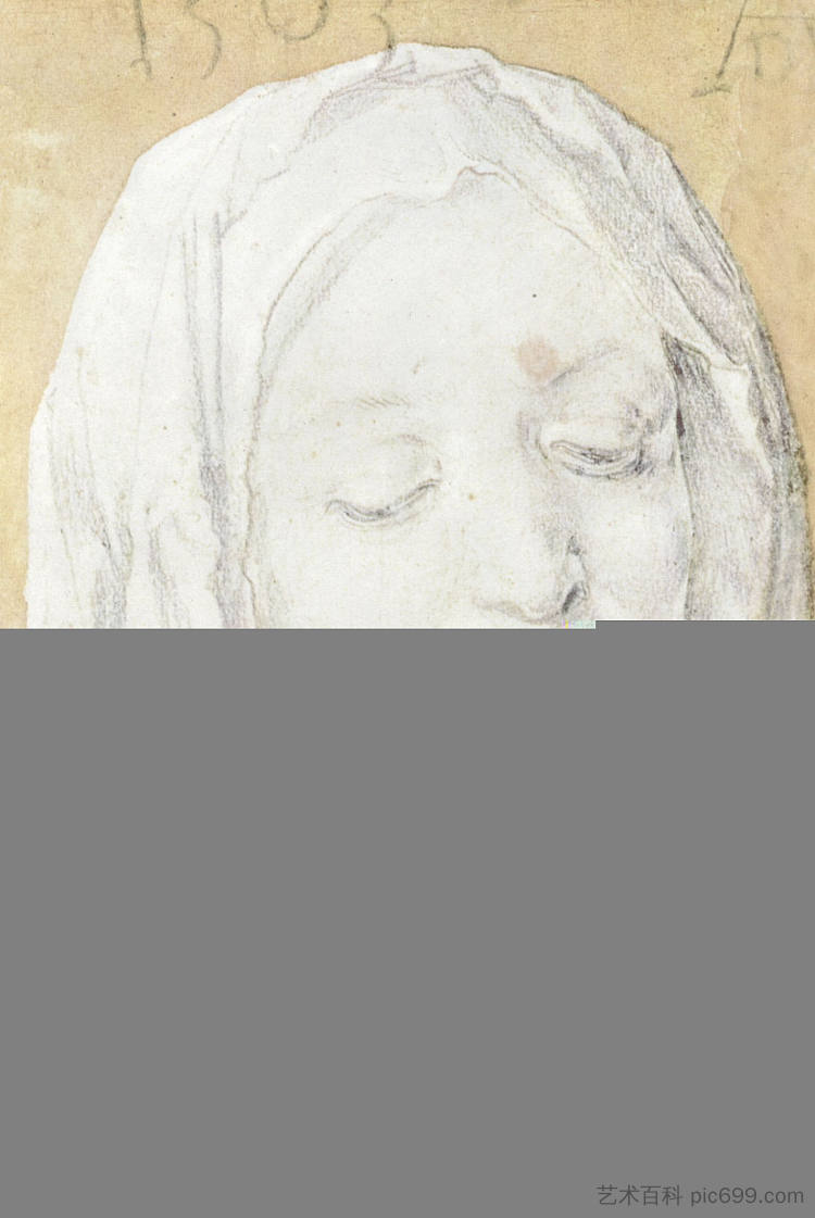 玛丽的负责人 Head of Mary，阿尔布雷希特·丢勒