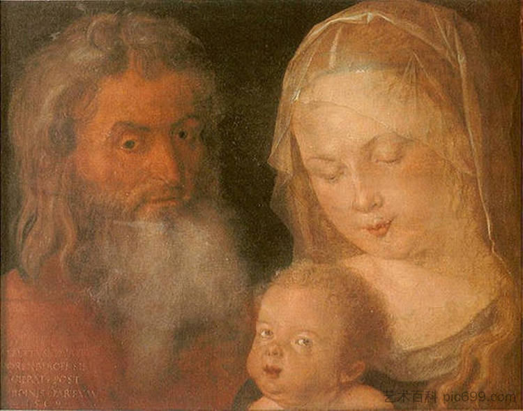 神圣家族 Holy Family (1509)，阿尔布雷希特·丢勒