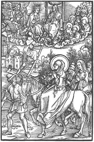 启示录圣比吉特插图 Illustration to Revelationes Sancte Birgitte (1500)，阿尔布雷希特·丢勒
