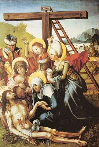 基督的哀歌 Lamentation of Christ (c.1494 – 1497)，阿尔布雷希特·丢勒