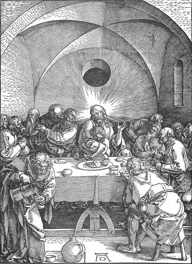 最后的晚餐 Last Supper (1496 - 1510)，阿尔布雷希特·丢勒