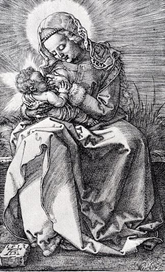 麦当娜护理 Madonna Nursing (1519)，阿尔布雷希特·丢勒