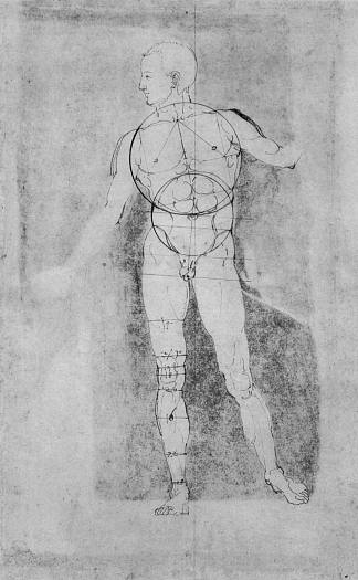 男性裸体（亚当） Male Nude (Adam) (c.1506)，阿尔布雷希特·丢勒