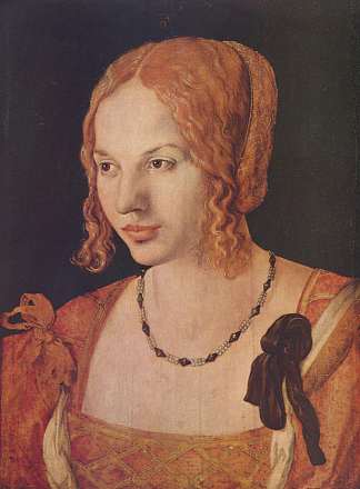 威尼斯人的肖像 Portrait of a Venetian (1505)，阿尔布雷希特·丢勒